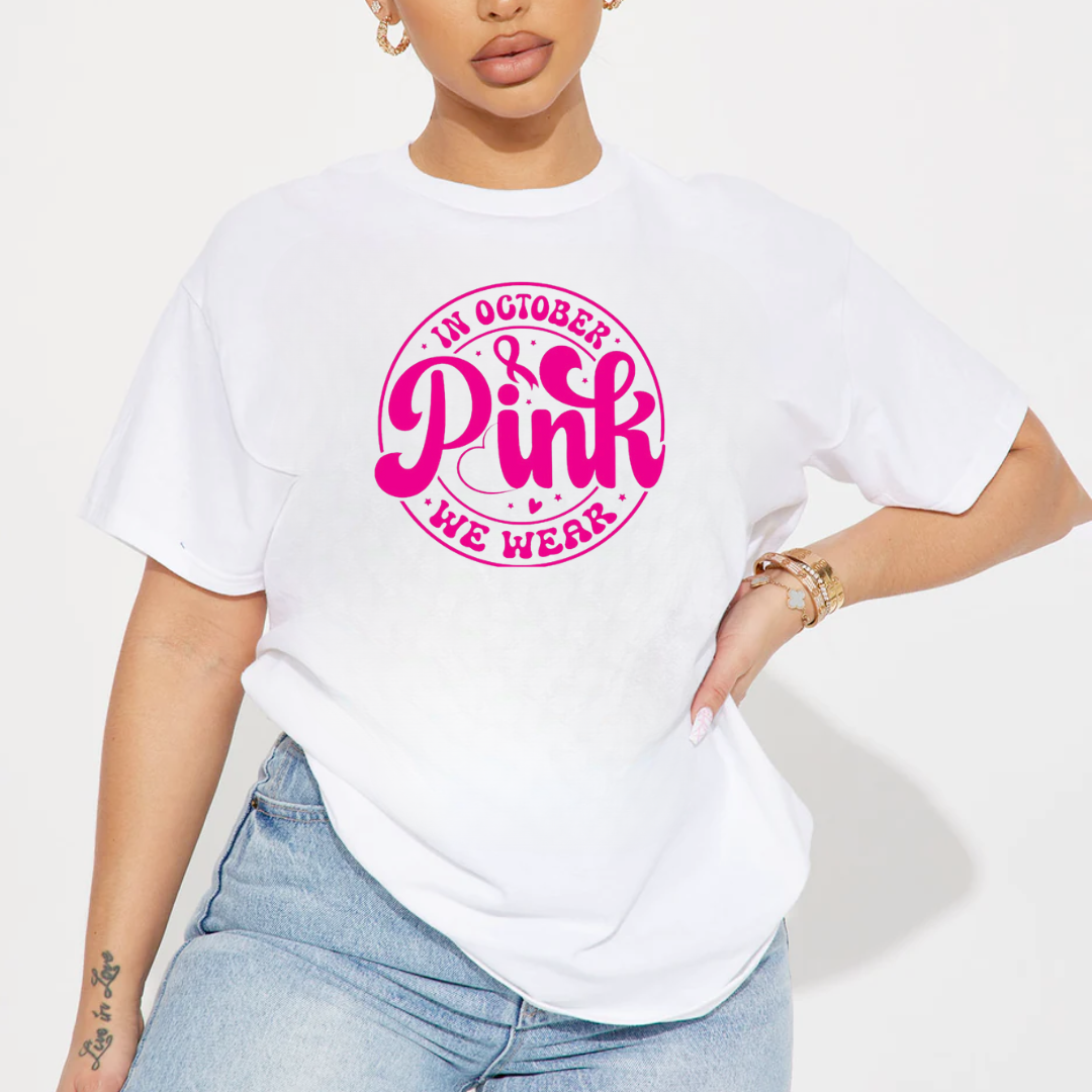 In October We Wear Pink Tee