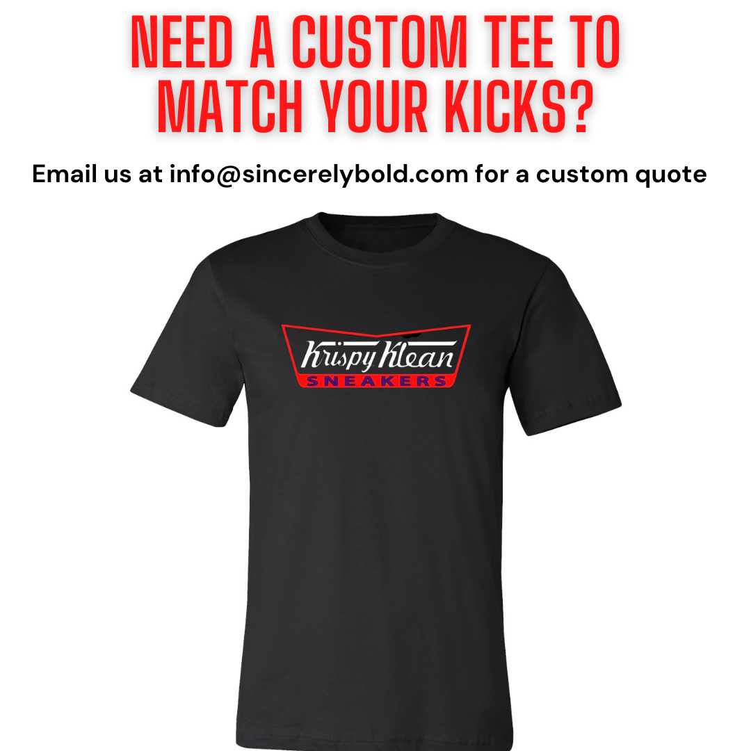Krispy Klean Sneakers Tee- Purple & Red