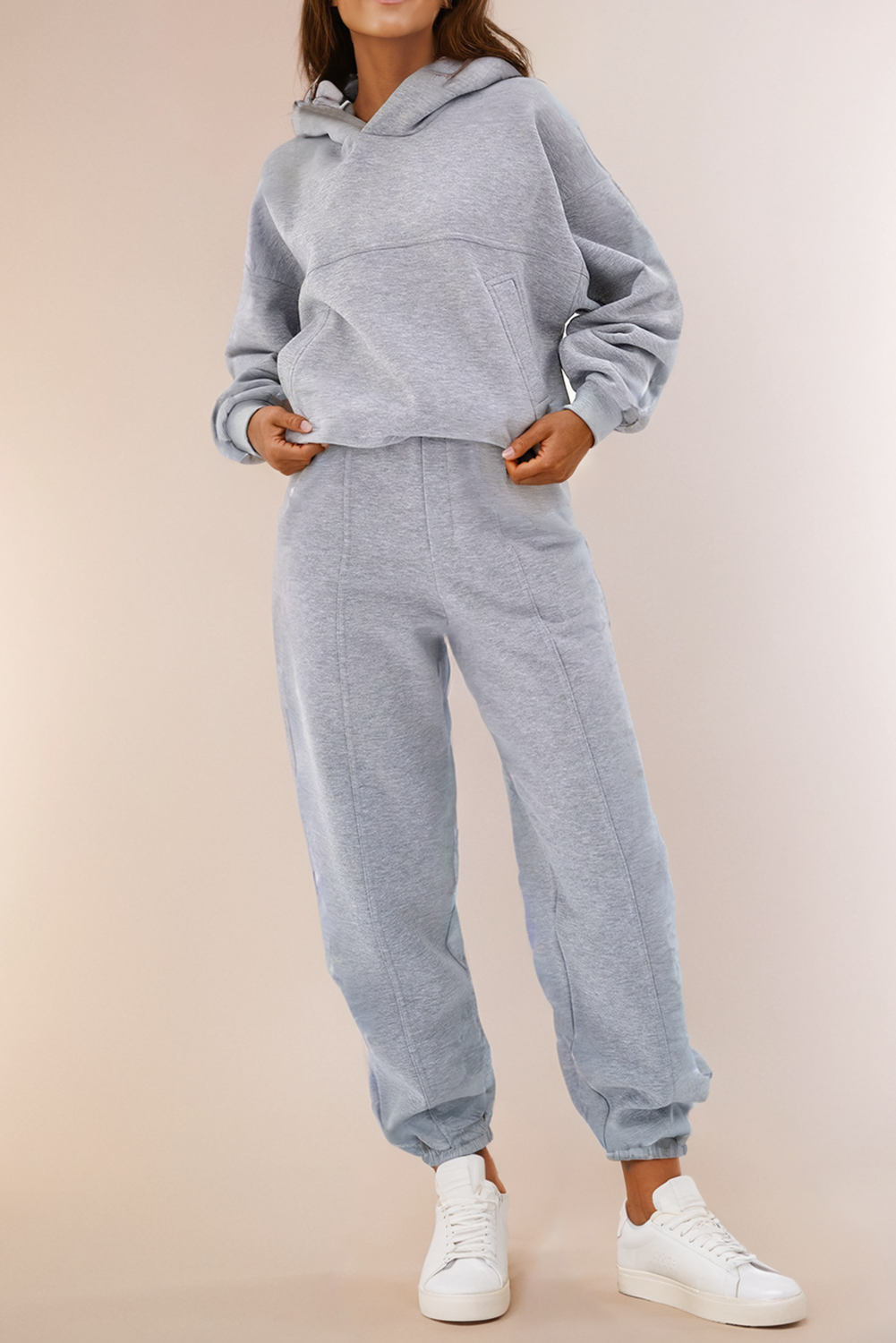 Brianna Jogger Set: Gray