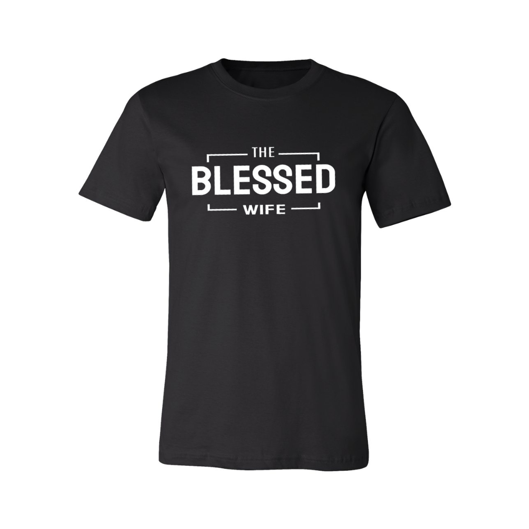 Praying Husband, Blessed Wife Couple Tees