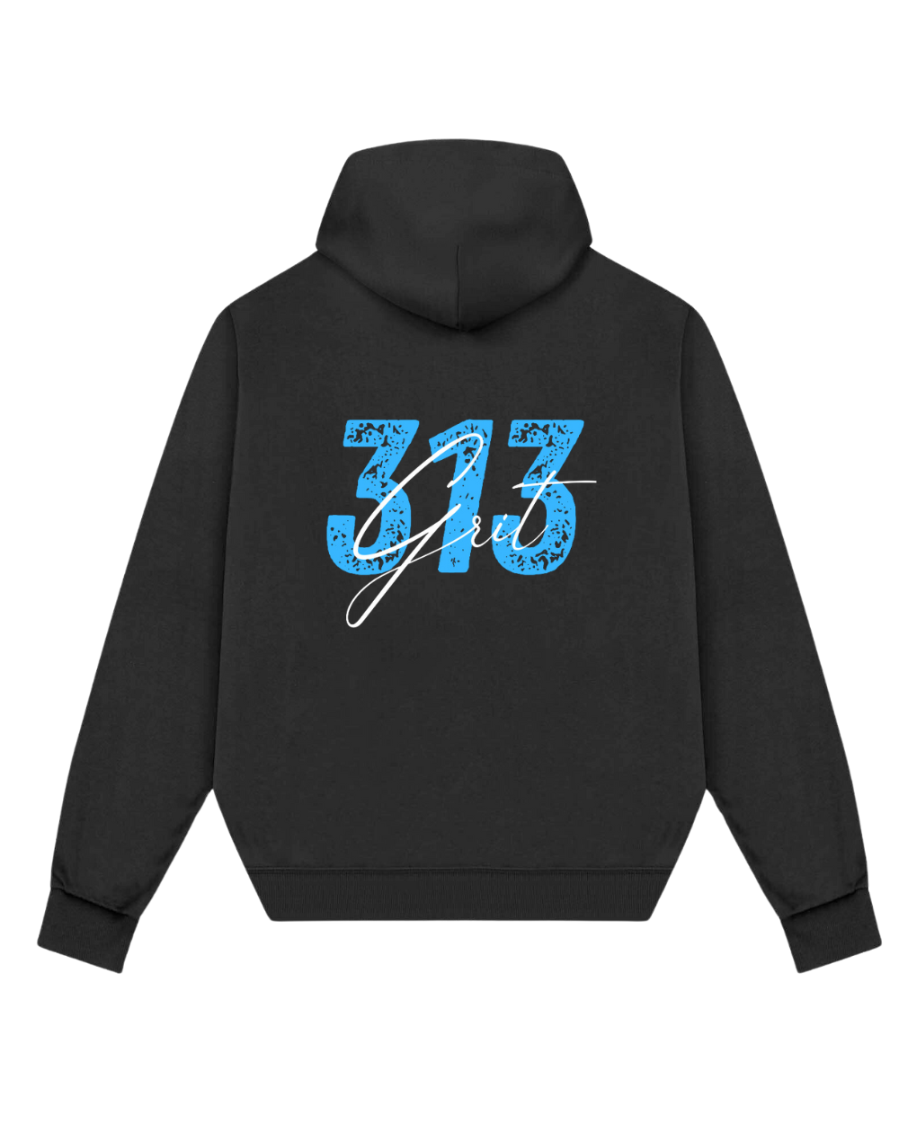 Detroit Grit Hoodie- Blue
