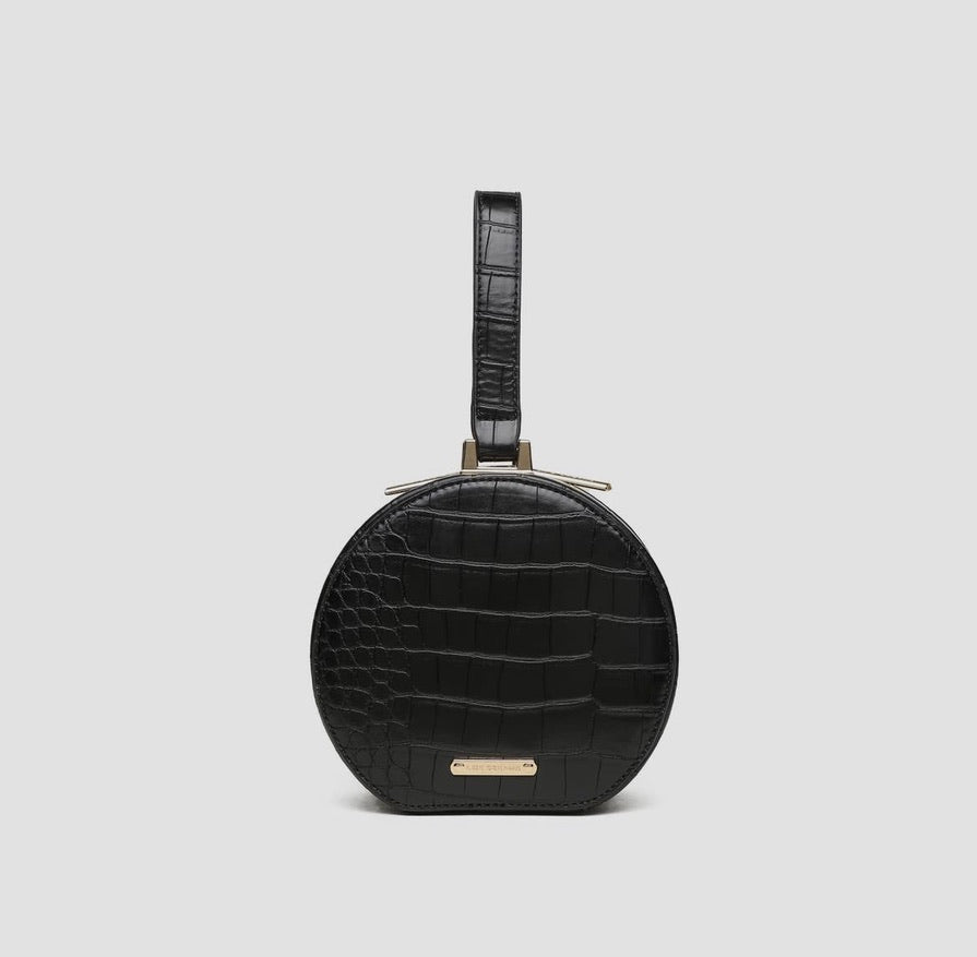 Olivia Top Handle Purse- Black