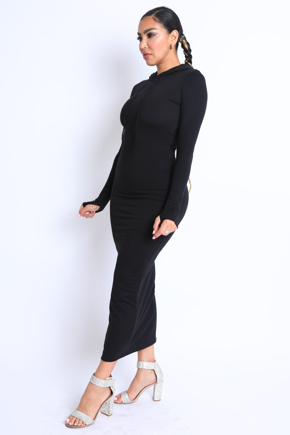 Serenity Vibes Hooded Maxi Dress