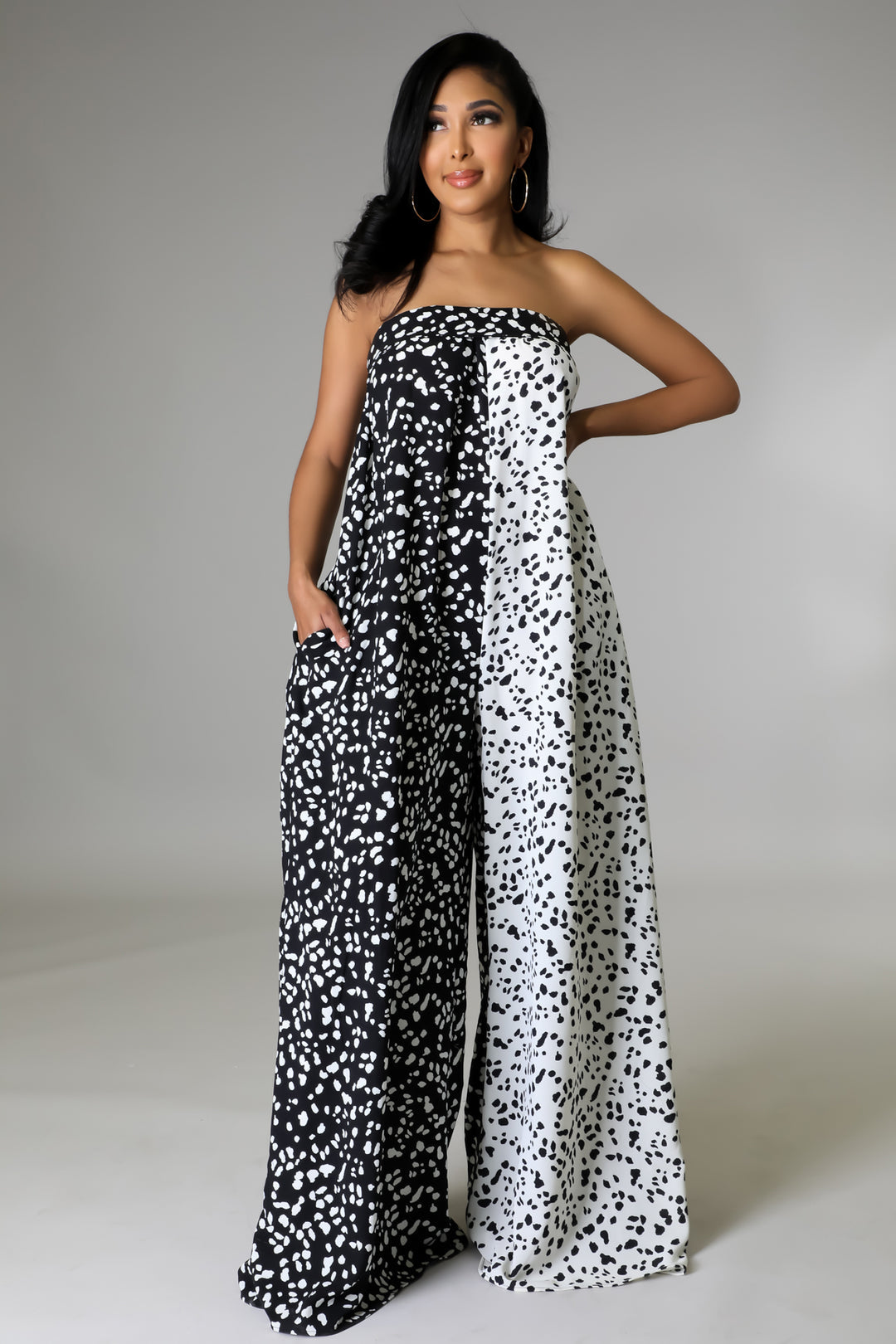 "Kaylee" Color Block Jumpsuit