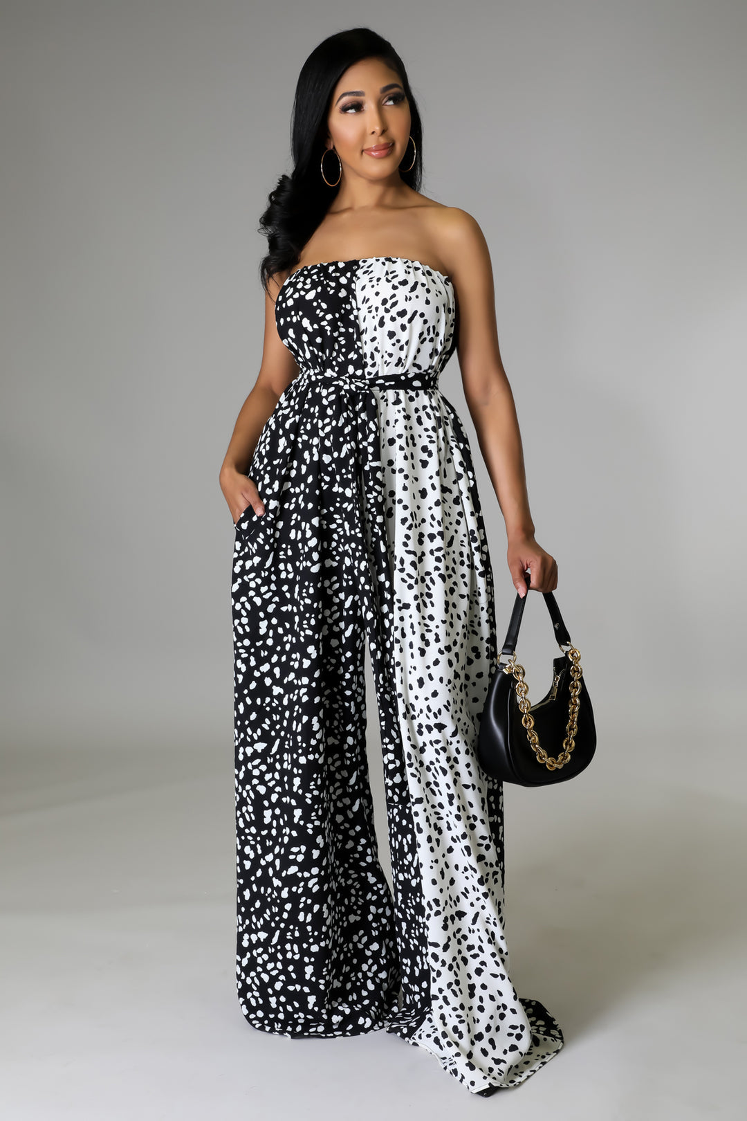 "Kaylee" Color Block Jumpsuit
