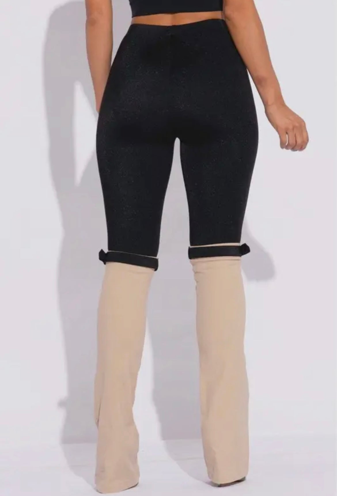 Buckle Up Contrast Pants