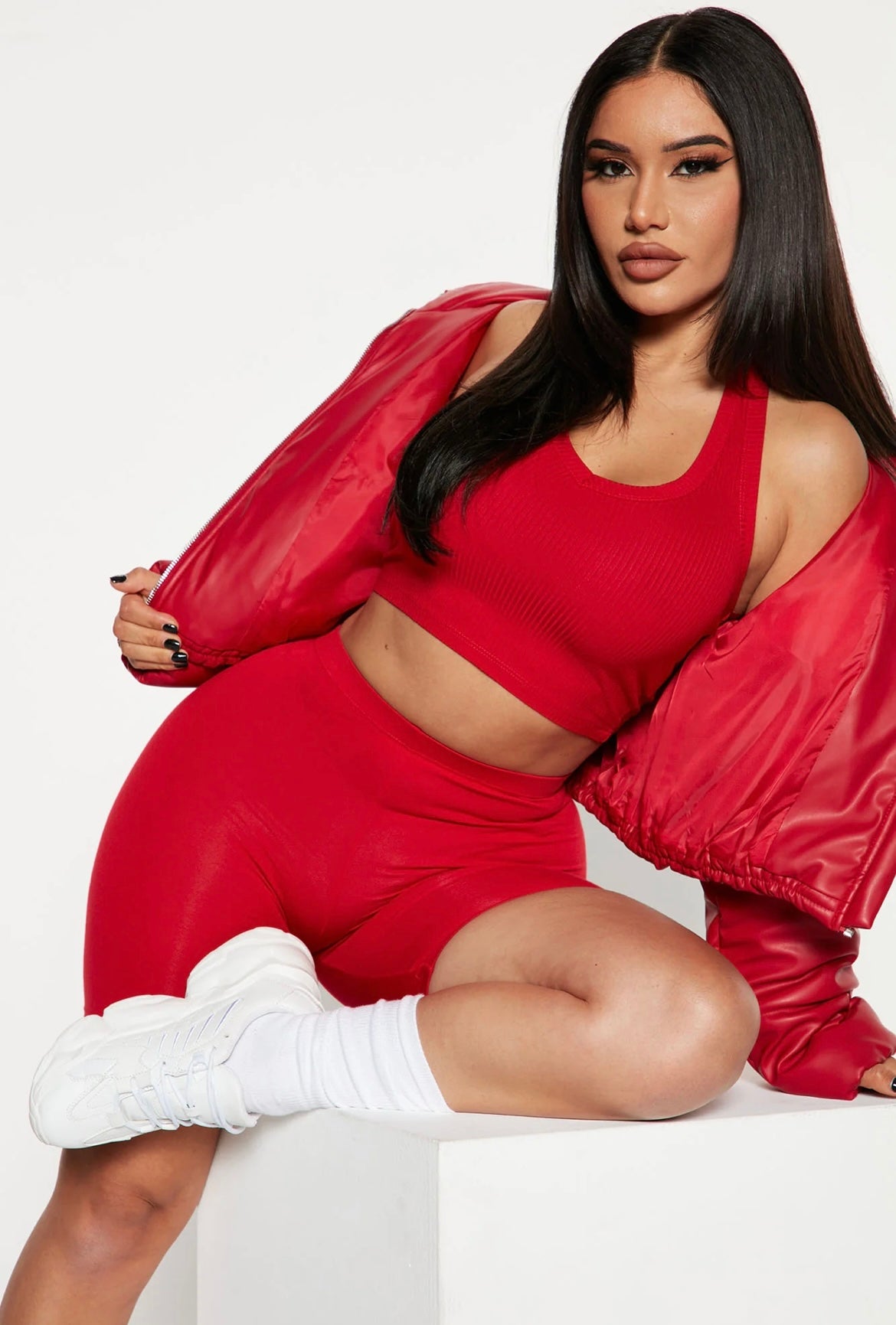 "Gotta Have It" Biker Shorts- Red