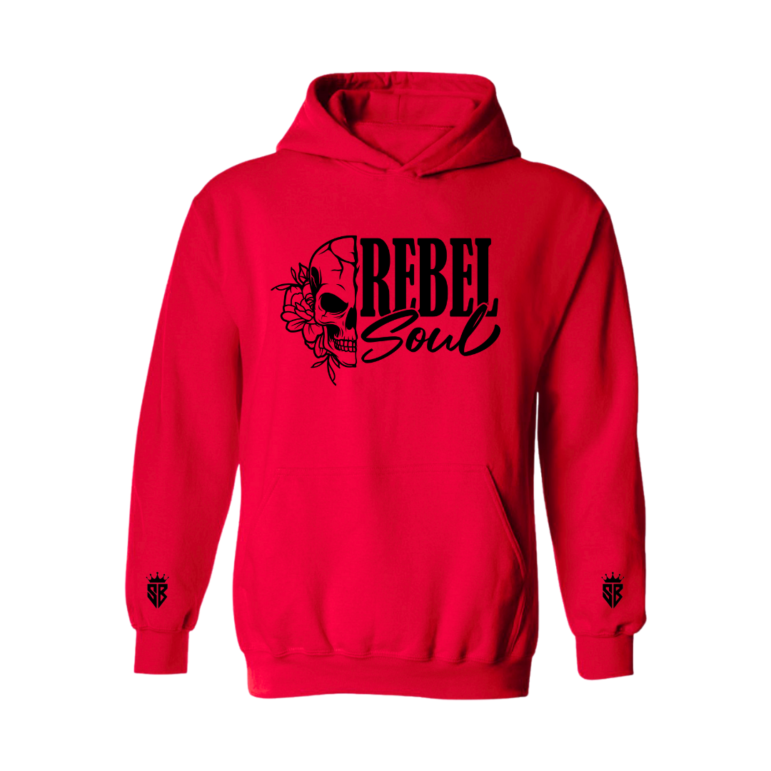 Rebel Soul Hoodie- Red