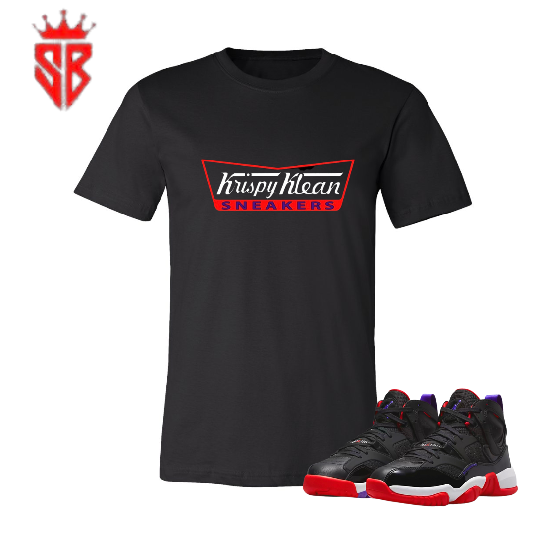 Krispy Klean Sneakers Tee- Purple & Red