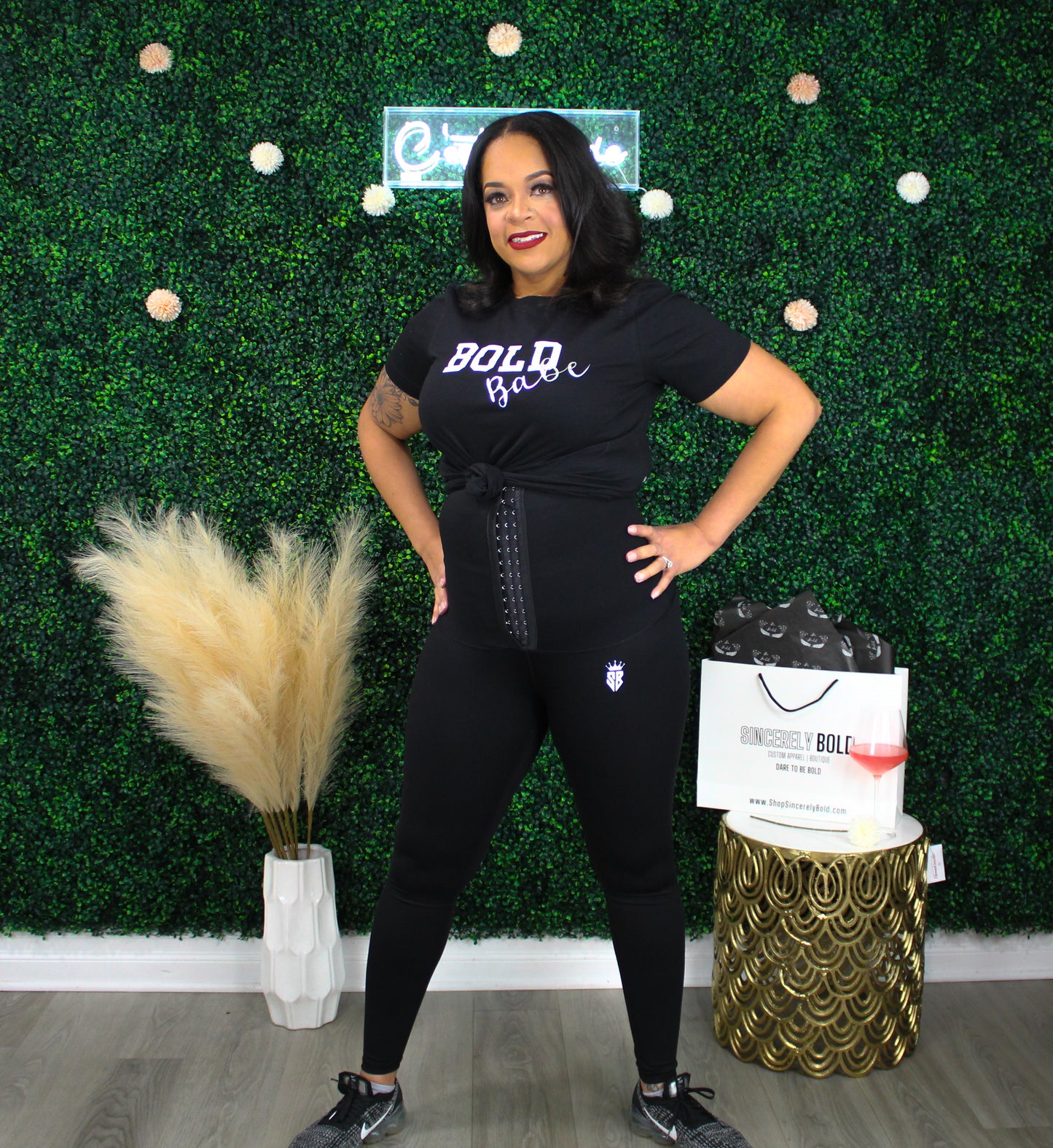Women's Black Tee