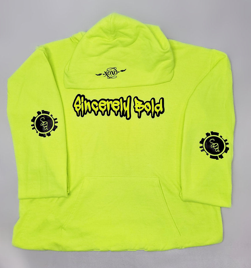 SB Drip Hoodie- Safety Green