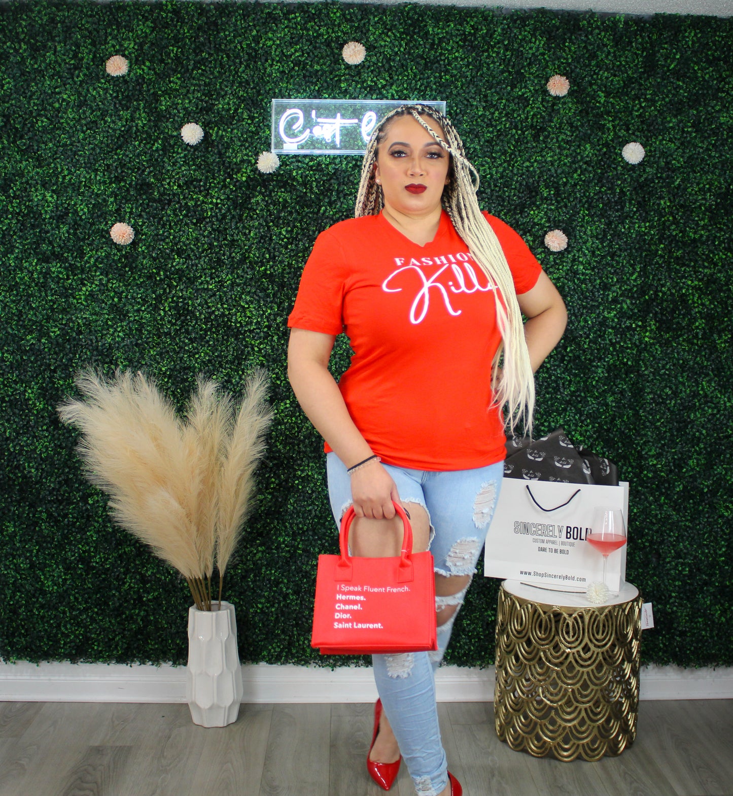 Red Fashion Killa Tee