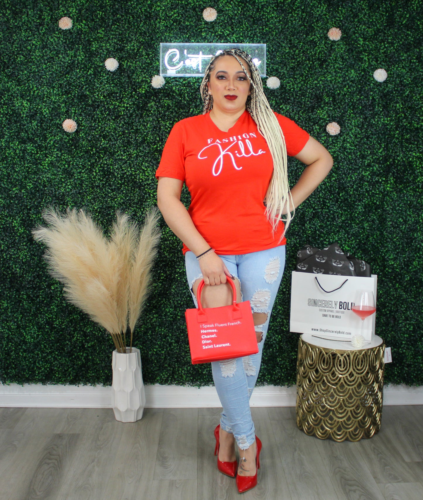Red Fashion Killa Tee