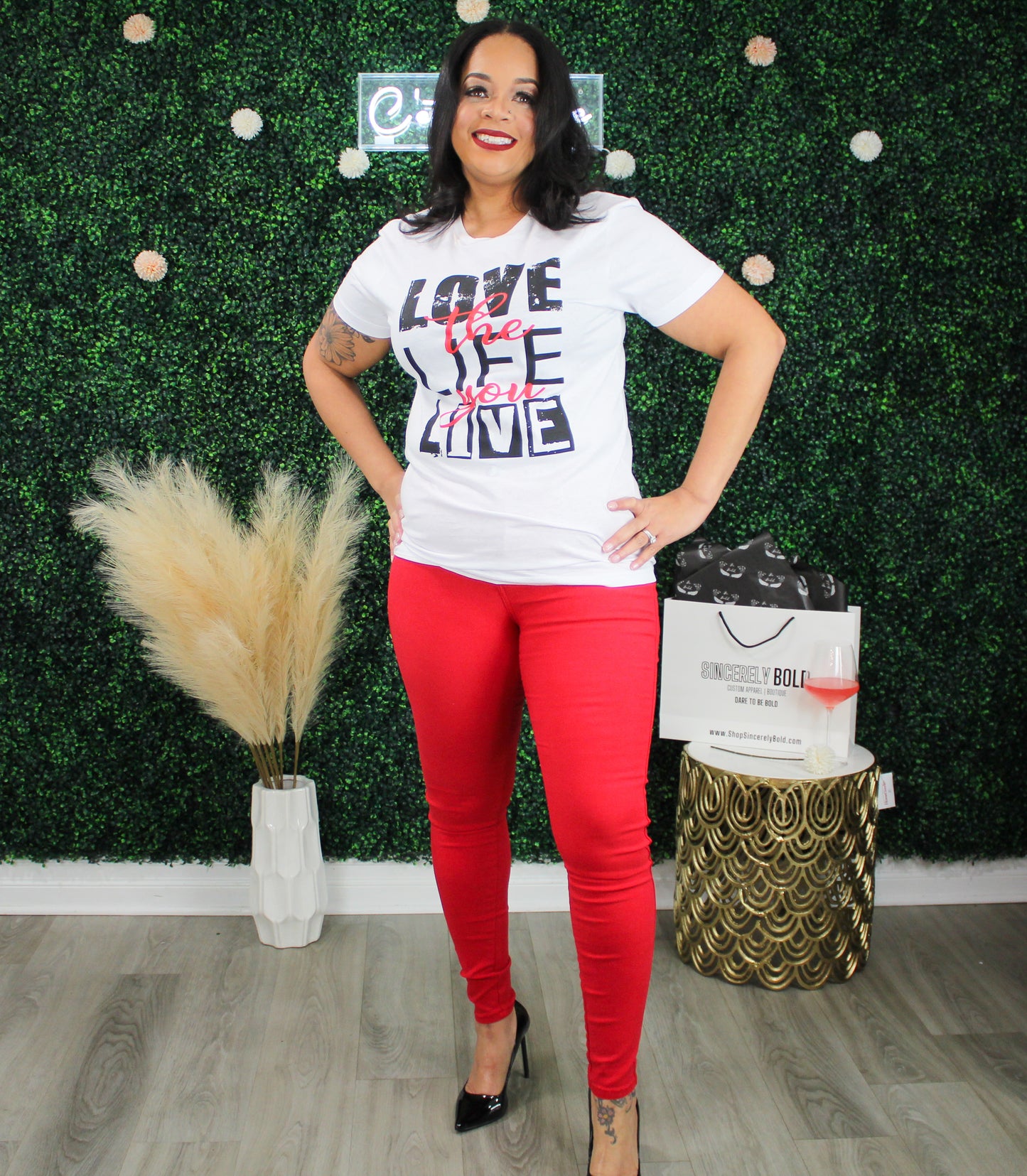 "Love the Life you live" Tee