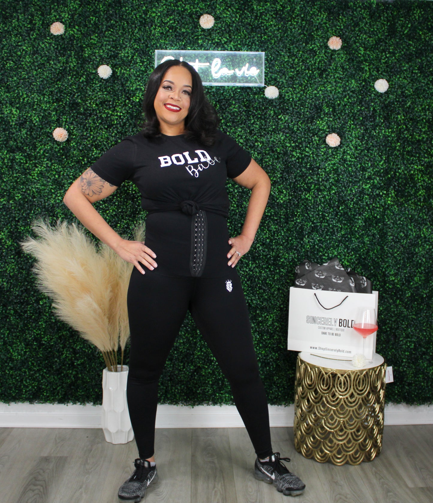Women's Black Tee