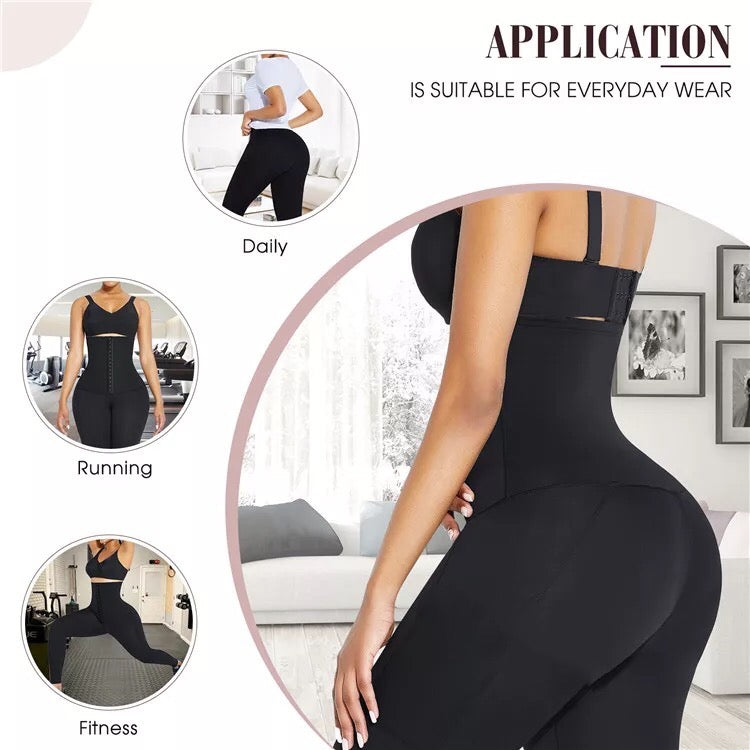 "Snatch Back" High Waist Corset Legging