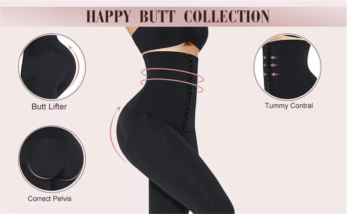 "Snatch Back" High Waist Corset Legging