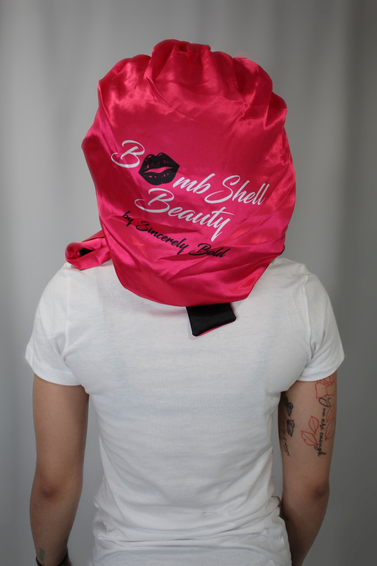 Satin Tie Bonnet