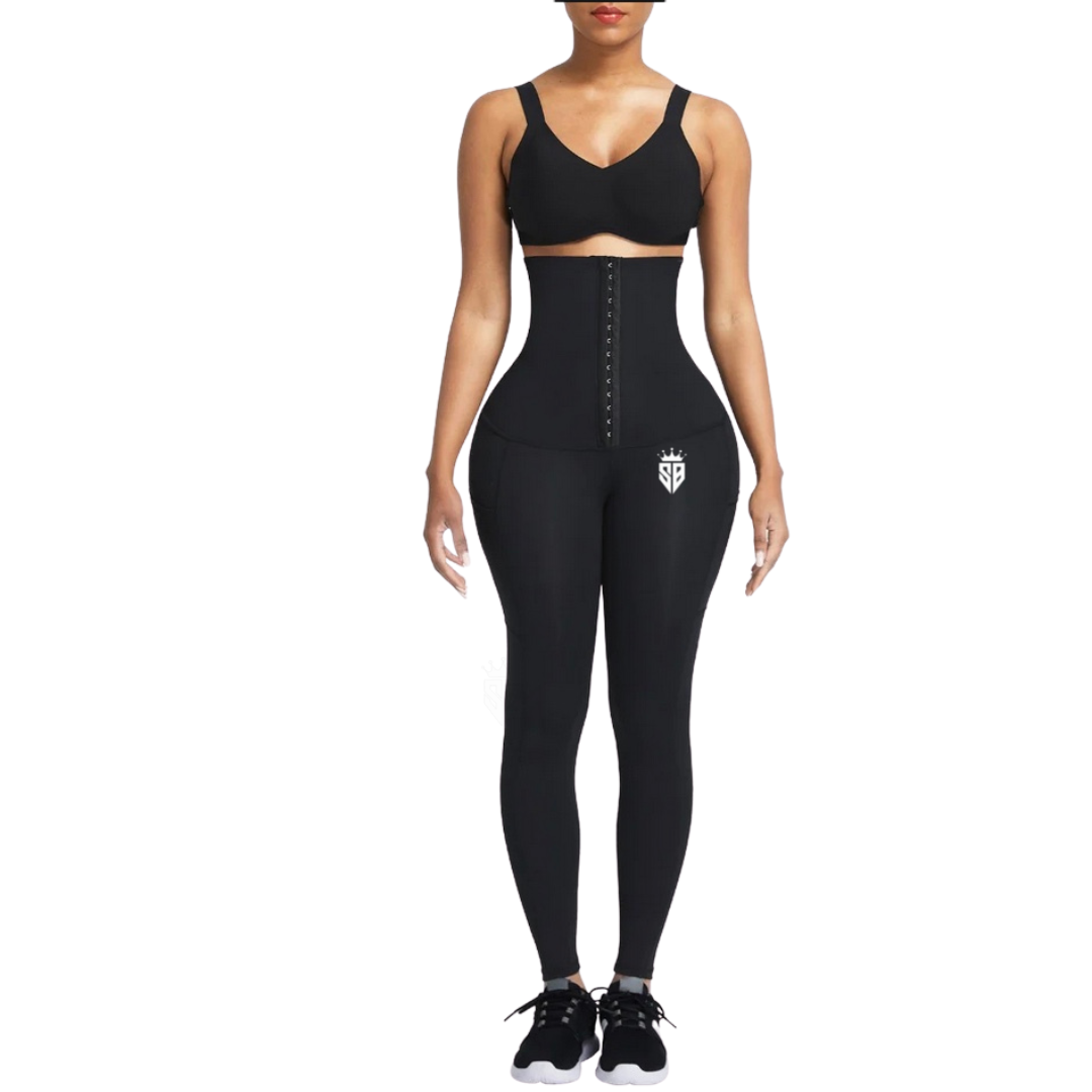 "Snatch Back" High Waist Corset Legging
