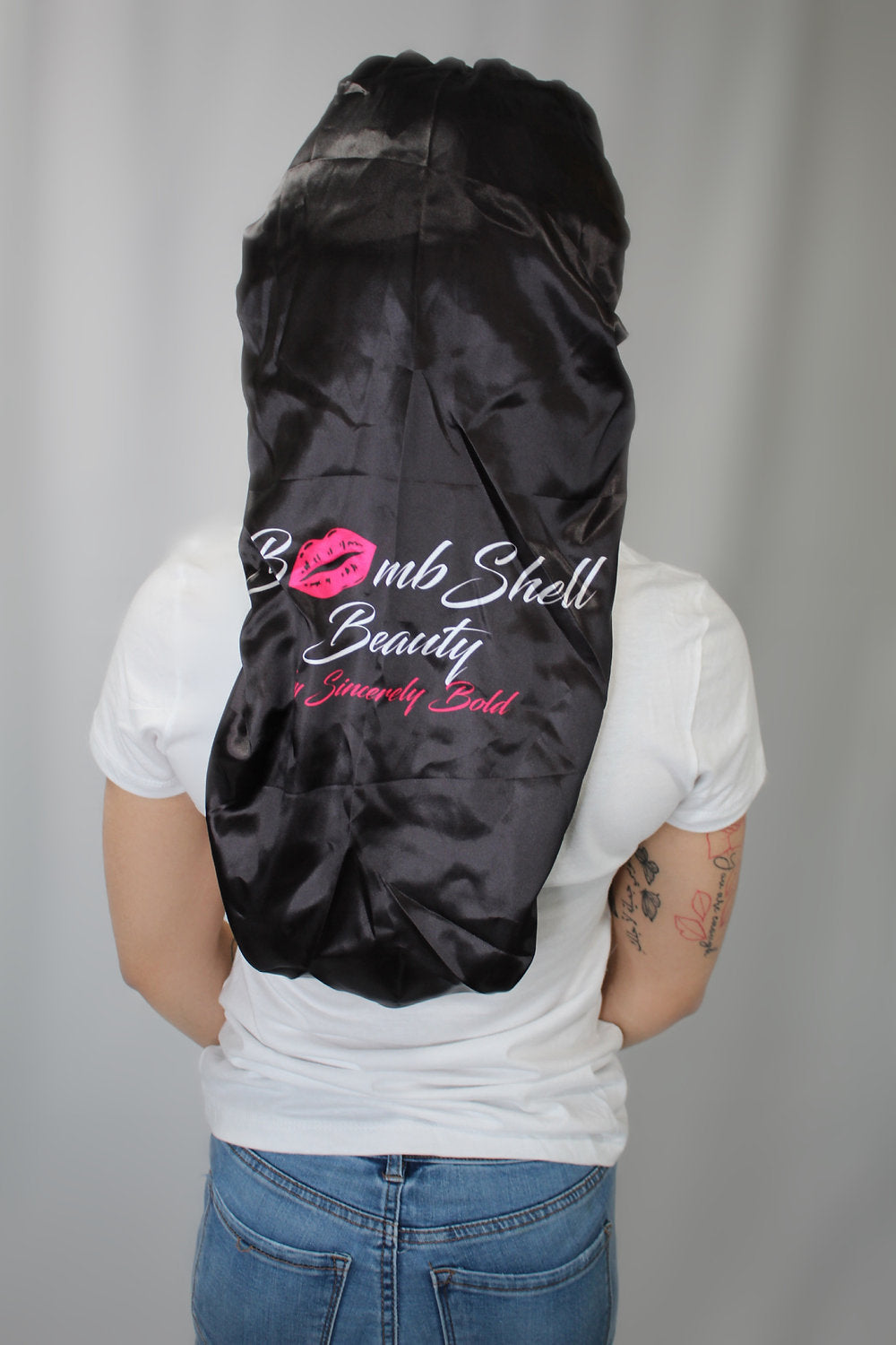 Long Satin Bonnet