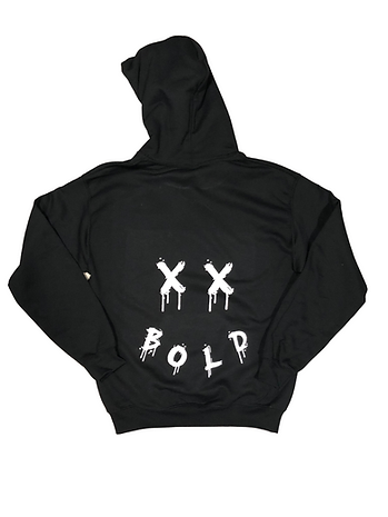 Cotton Black Hoodie