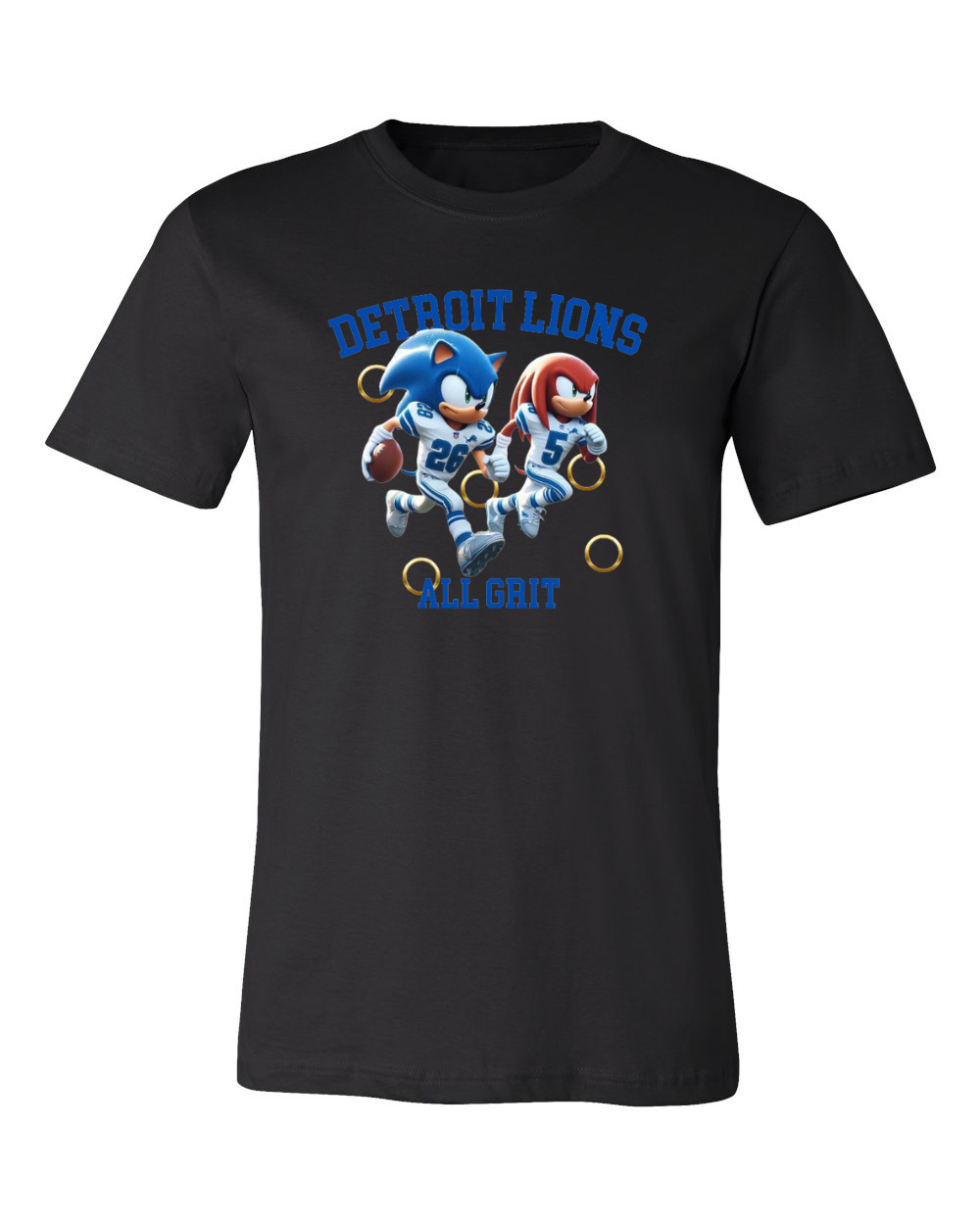 Detorit Sonic & Knuckles Tee- Black