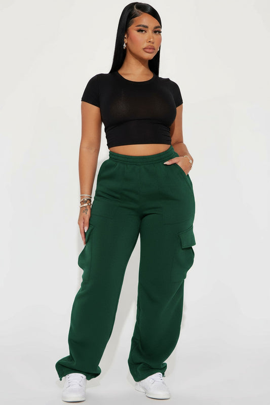 Kayla High Rise Cargo Pants