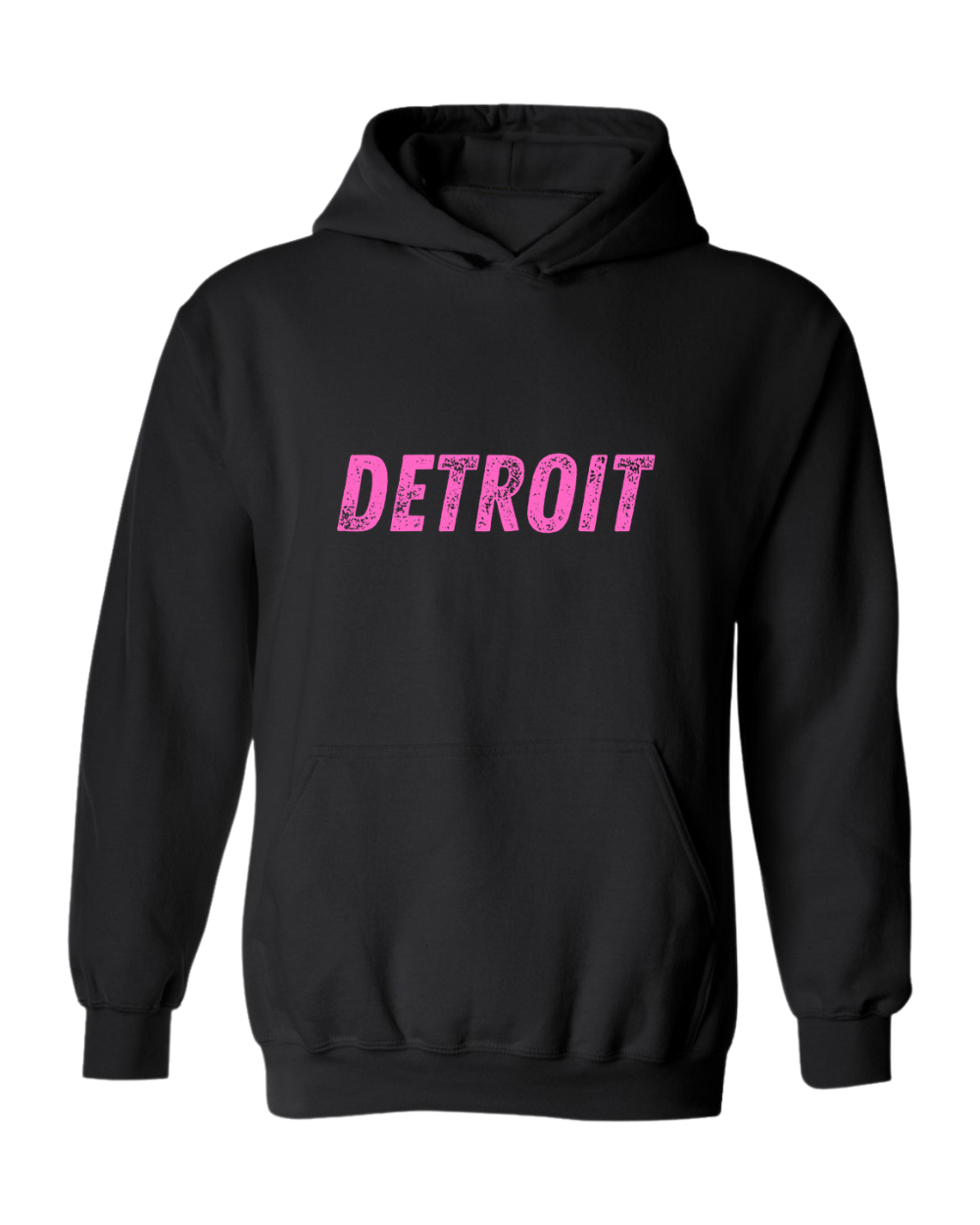 Detroit Grit Hoodie- Pink