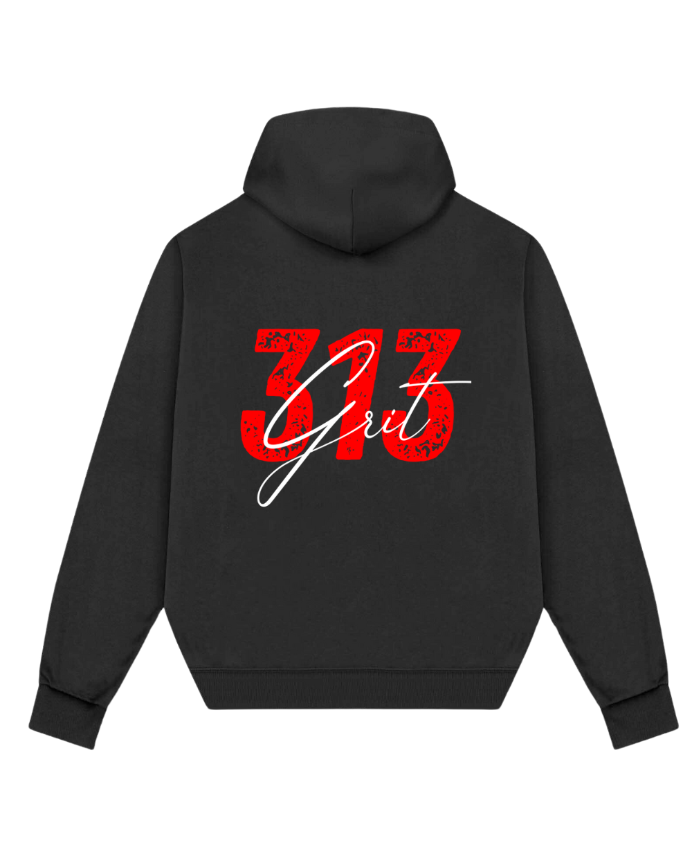 Detroit Grit Hoodie- Red