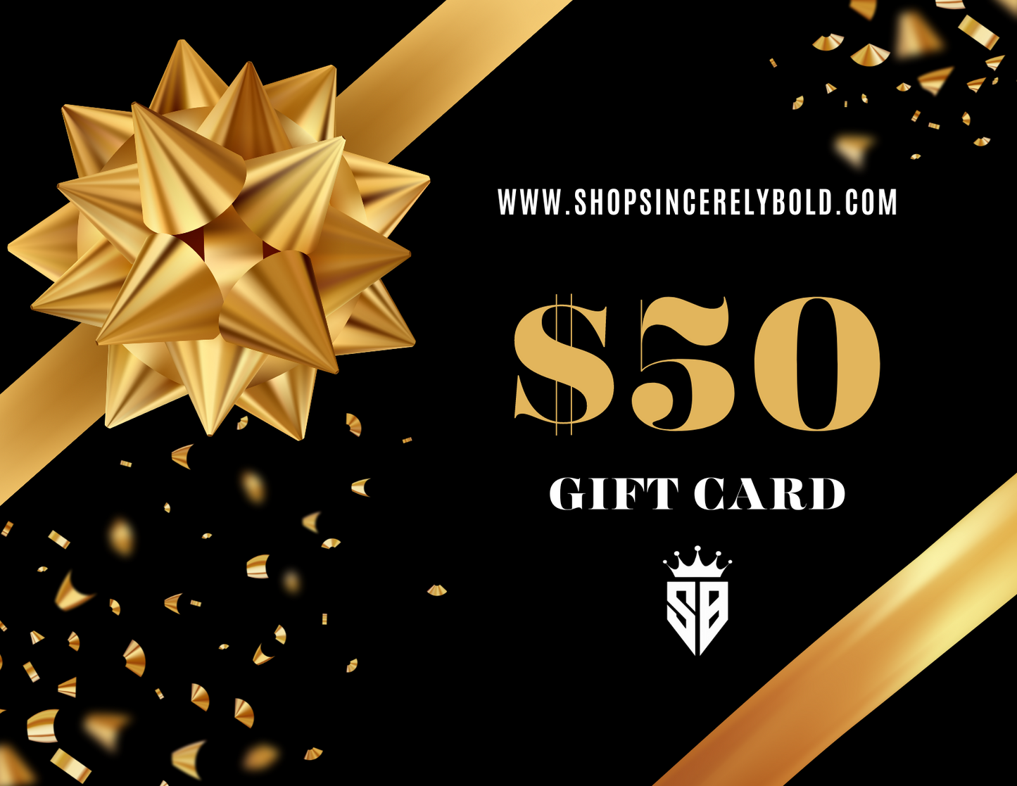 Sincerely Bold Gift Card