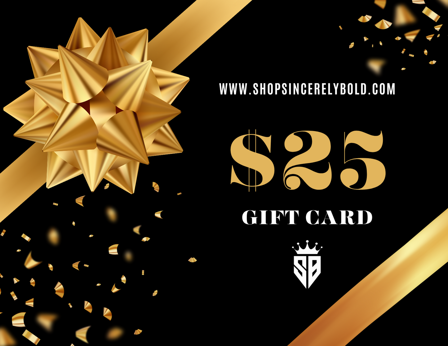 Sincerely Bold Gift Card