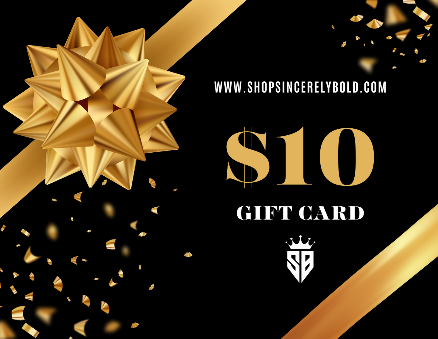 Sincerely Bold Gift Card