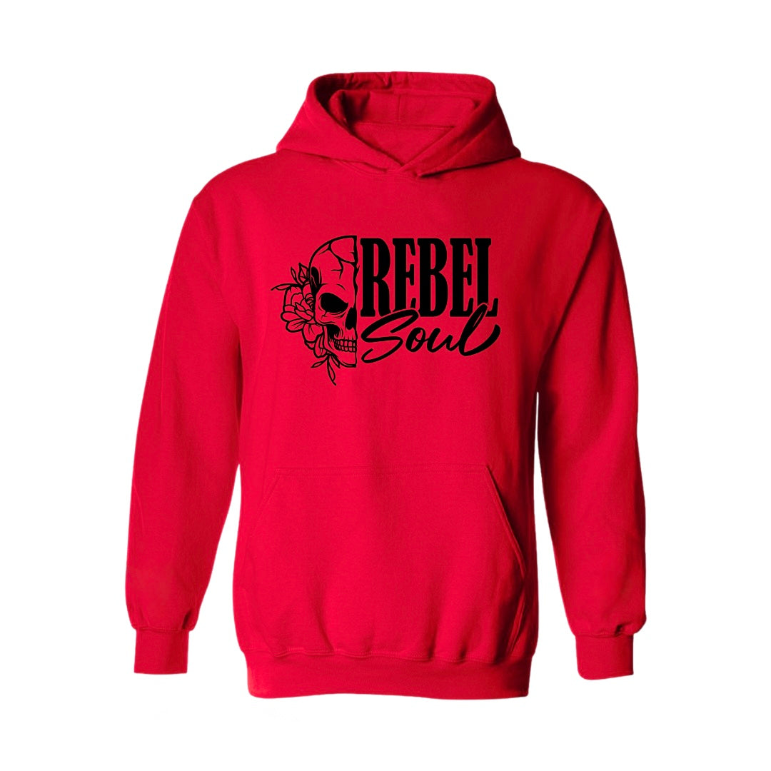 Rebel Soul Hoodie- Red