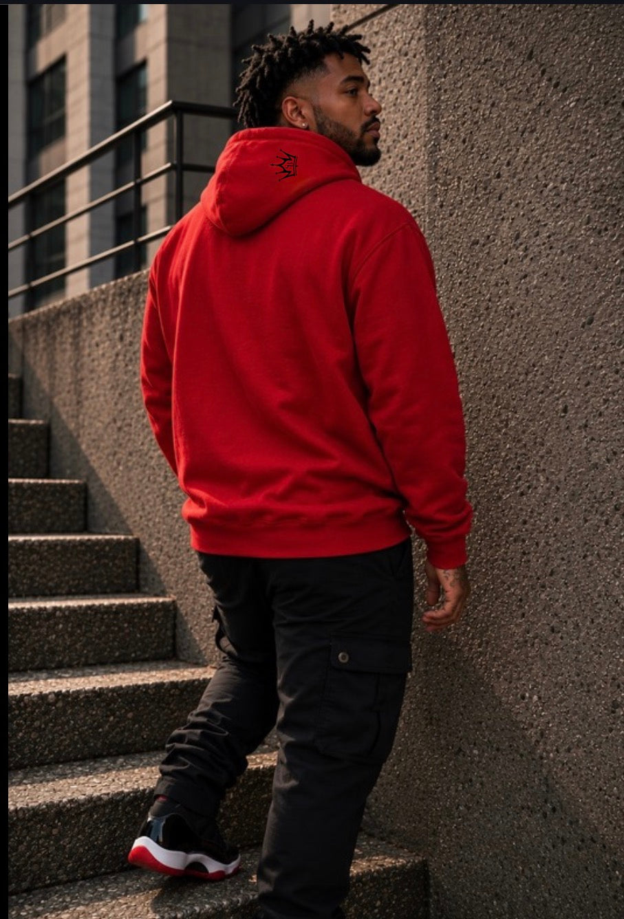 Rebel Soul Hoodie- Red