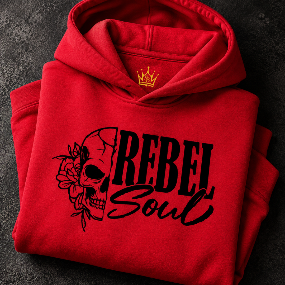 Rebel Soul Hoodie- Red