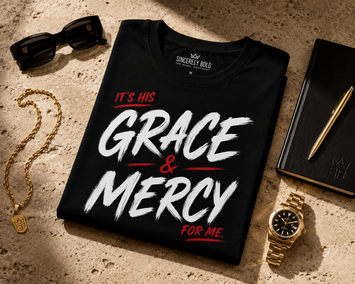 His Grace & Mercy For Me Graphic Tee