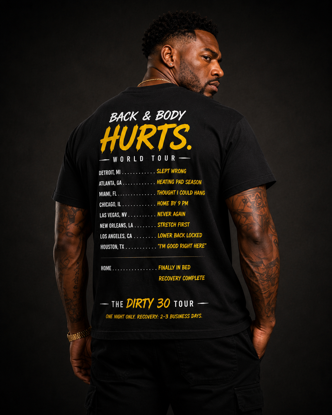 The Dirty 30 Tour Tee