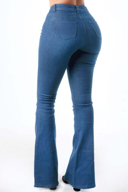 "Jodie" High Rise Flare Jeans