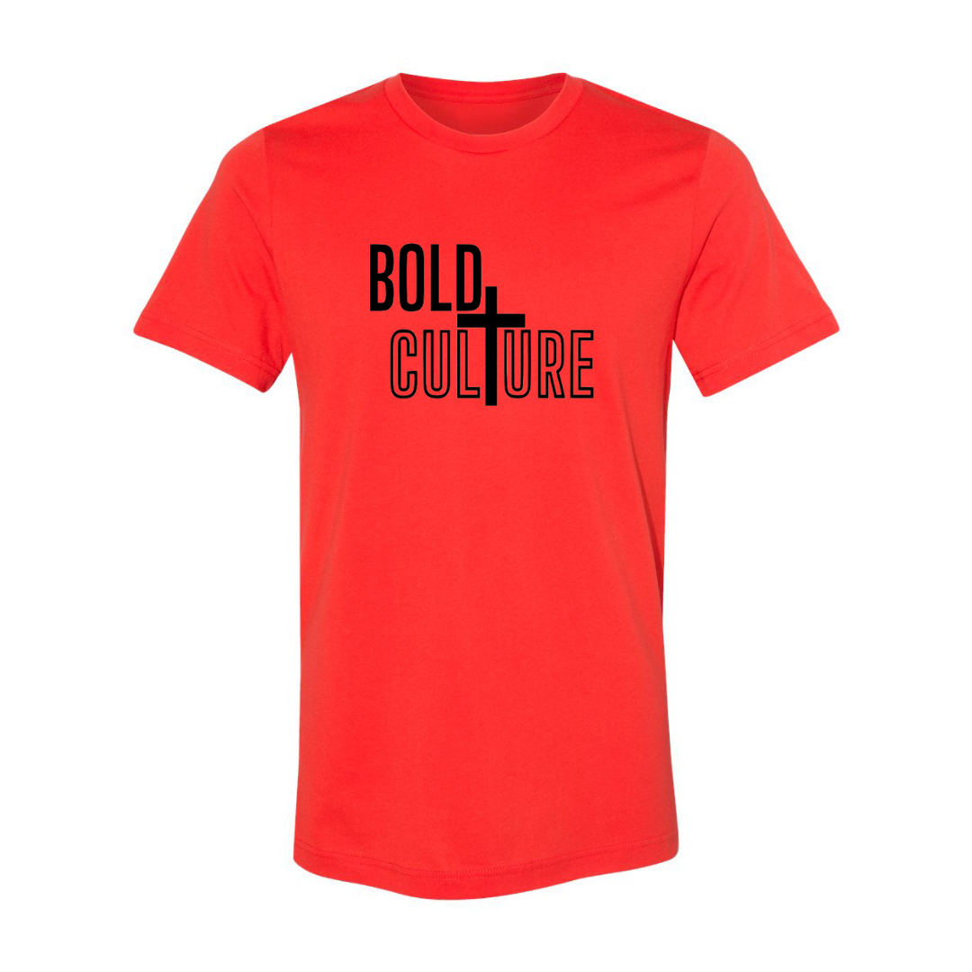 Bold Culture Tee- Red