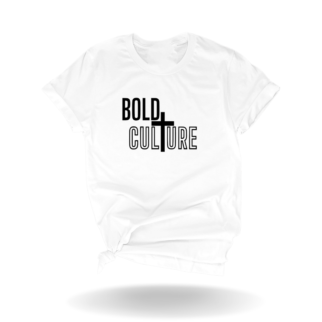 Bold Culture Tee- White
