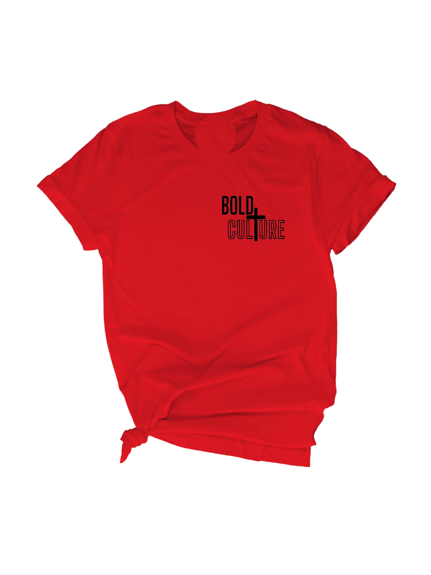 Bold Culture Tee- Red