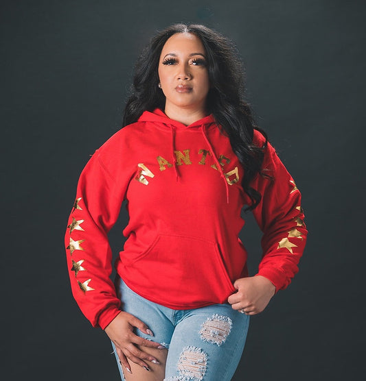 "Most Wanted "Couture Hoodie- Red